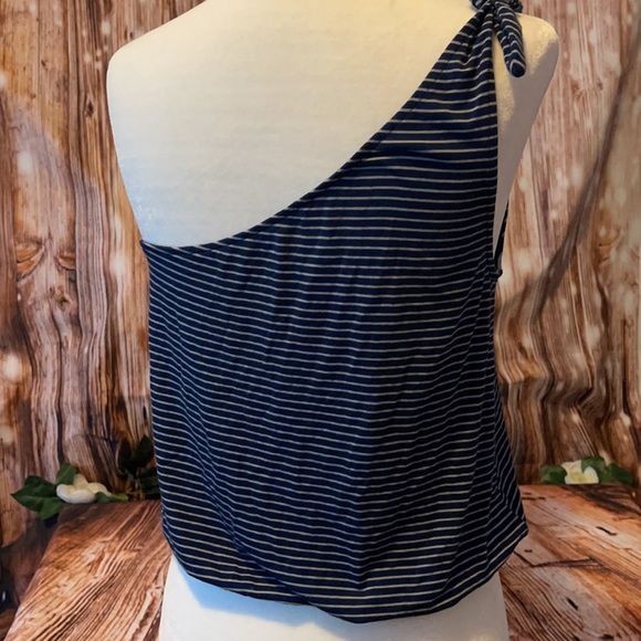 American Eagle One Shoulder Stripped Tank - Picture 3 of 4